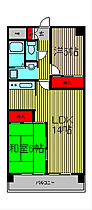 サンハイツ芝 402 ｜ 埼玉県川口市芝新町（賃貸マンション2LDK・4階・55.00㎡） その2