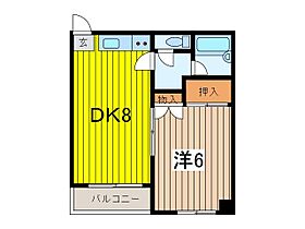 サウスハイツ 301 ｜ 埼玉県戸田市喜沢１丁目（賃貸マンション1DK・3階・29.20㎡） その2