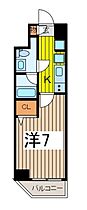 REXZY西川口AZIII 607 ｜ 埼玉県川口市並木３丁目（賃貸マンション1K・6階・22.29㎡） その2