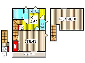 kom’s HARA 201 ｜ 埼玉県川口市原町（賃貸アパート1K・2階・34.41㎡） その2