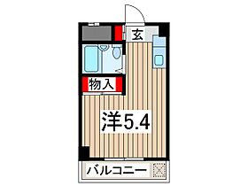 メゾン・ド・1 102 ｜ 埼玉県川口市西川口４丁目（賃貸マンション1R・1階・16.64㎡） その2