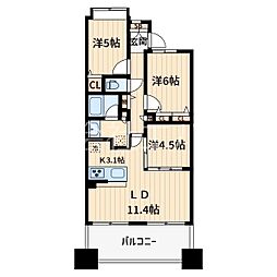 リボンシティレジデンス　ウエストアリーナ 1603