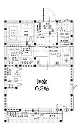 川口市芝4丁目アパート 1Kの間取図画像