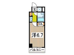 ライオンズマンション西川口第11 1Kの間取図画像