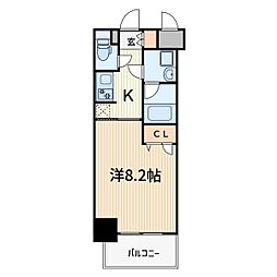リンクパラッツオ川口本町 1Kの間取図画像