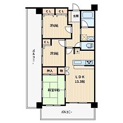 CasaDelMare 3LDKの間取図画像