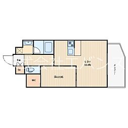プレジオ川口ASIAN 1LDKの間取図画像