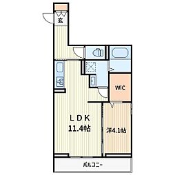 Noblevilla川口 1LDKの間取図画像