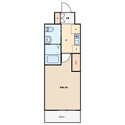アクシーズグランデ蕨4マンション 1Kの間取図画像