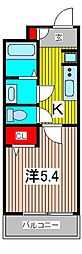 リブリ・sucre 1Kの間取図画像