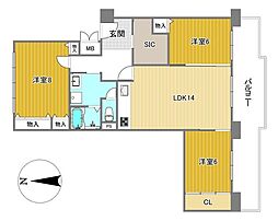 間取図画像 3LDK