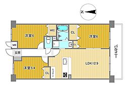 サンマンションアトレあびこ 3LDKの間取図画像