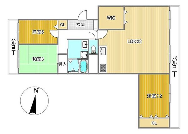間取りを拡大表示