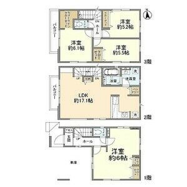 Kolet川口安行慈林04 ｜埼玉県川口市大字安行慈林(賃貸一戸建4LDK・1階・105.16㎡)の写真 その2