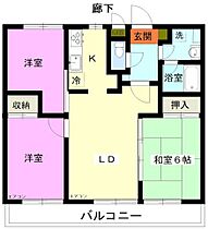 サミタス上青木  ｜ 埼玉県川口市上青木2丁目（賃貸マンション3LDK・2階・60.29㎡） その2