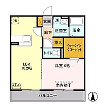 アルテシア 雅 II  ｜ 埼玉県戸田市笹目1丁目（賃貸アパート1LDK・2階・40.76㎡） その2