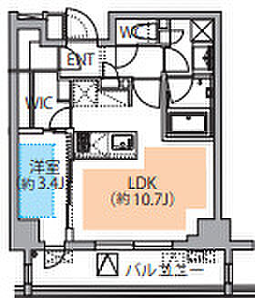 レスピール蓮根 ｜東京都板橋区坂下2丁目(賃貸マンション1LDK・5階・37.71㎡)の写真 その2