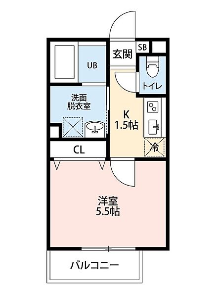 プレシャス新井宿 ｜埼玉県川口市大字新井宿(賃貸アパート1K・1階・23.18㎡)の写真 その2