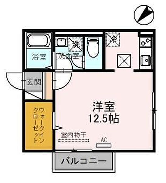 セジュールＳＡＫＡＨＡＮ 205｜滋賀県彦根市大堀町(賃貸アパート1R・2階・34.68㎡)の写真 その2