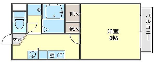 Ｄｅｌｔａ　Ｓｔｕｄｉｏ 202｜滋賀県彦根市鳥居本町(賃貸アパート1K・2階・28.03㎡)の写真 その2