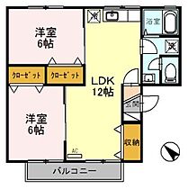 ＥＡＳＴ　ＮＯＮＡＭＩ壱番館 203 ｜ 滋賀県彦根市東沼波町（賃貸アパート2LDK・2階・57.86㎡） その2