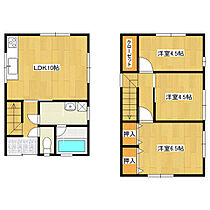 中川住宅イン西真鍋 001 ｜ 茨城県土浦市西真鍋町（賃貸一戸建3LDK・--・59.61㎡） その2