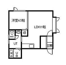 ETERNAL108 203 ｜ 北海道士別市東一条8丁目（賃貸アパート1LDK・2階・33.93㎡） その2