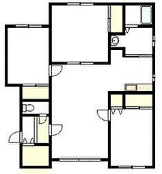 ノースタウン・A 3LDKの間取図画像
