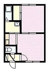 アルファ・ライフ 1DKの間取図画像