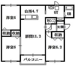 物件の間取り