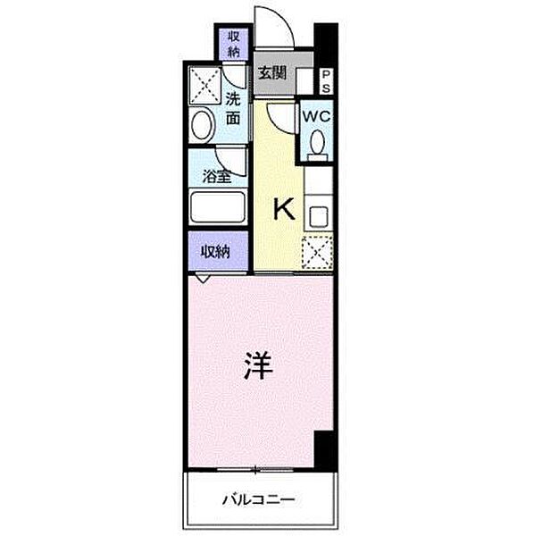 シューテル宝町 ｜広島県福山市宝町(賃貸マンション1K・4階・29.47㎡)の写真 その2