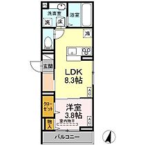 カーサ　ベラ  ｜ 広島県福山市寺町119-2（賃貸アパート1LDK・3階・33.78㎡） その2