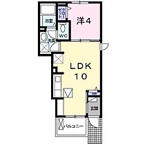 Ｓｐｒｉｎｇ　V  ｜ 広島県福山市高西町1丁目11-19（賃貸アパート1LDK・1階・32.44㎡） その2