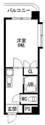 間取図画像 1K