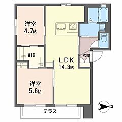 物件の間取り