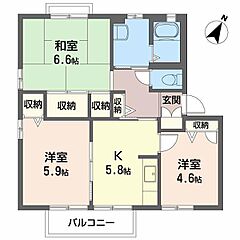 物件の間取り