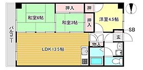 京都府京都市北区大宮開町（賃貸マンション3LDK・7階・56.84㎡） その2