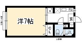 コテージPOLO 205 ｜ 京都府京都市右京区常盤出口町12（賃貸アパート1K・2階・20.25㎡） その2