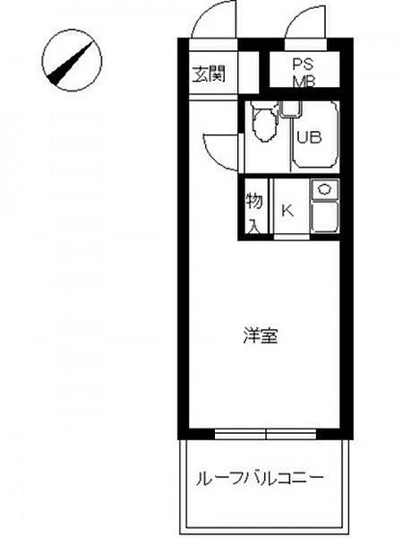 スカイコート横浜日ノ出町 309号室｜神奈川県横浜市中区日ノ出町１丁目(賃貸マンション1R・3階・15.00㎡)の写真 その2