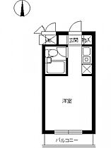 スカイコート元住吉第2 105号室 ｜ 神奈川県川崎市中原区木月大町16-20（賃貸マンション1R・1階・16.50㎡） その2