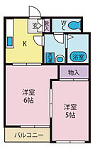 エレガントハイツ  ｜ 山梨県韮崎市穴山町（賃貸アパート2K・1階・33.20㎡） その2