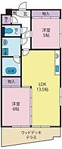 アダージョ住吉  ｜ 山梨県甲府市住吉５丁目（賃貸マンション2LDK・1階・60.00㎡） その2