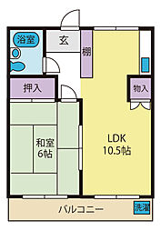 間取図画像 1LDK