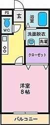 間取図画像 1K