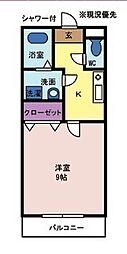 間取図画像 1K