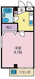 間取図画像 1K