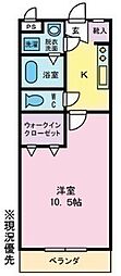 ルナクラージュ 1Kの間取図画像