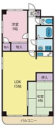 サザン945 2LDKの間取図画像