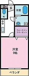ピッコログーファ 1Kの間取図画像