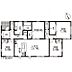 間取り：LDK15.7帖！暮らしやすい動線が魅力の平屋建て4LDKの間取りです♪